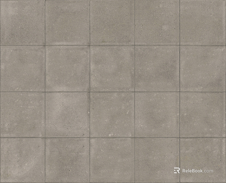 Cement Tile Matte Grey Cement Floor Tile Seamless texture