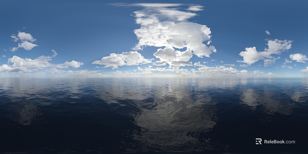 Outdoor, sea level, sunny day, sea surface, sky HDR texture