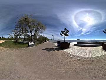 hdr sunny day waterfront park landscape texture (ID:ffach494954)