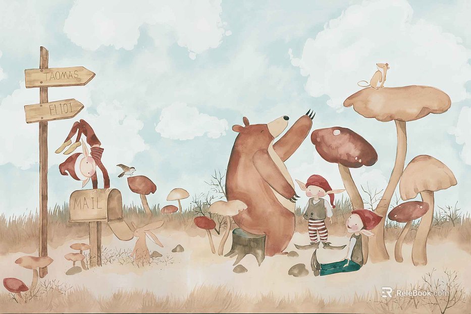 cartoon painting texture