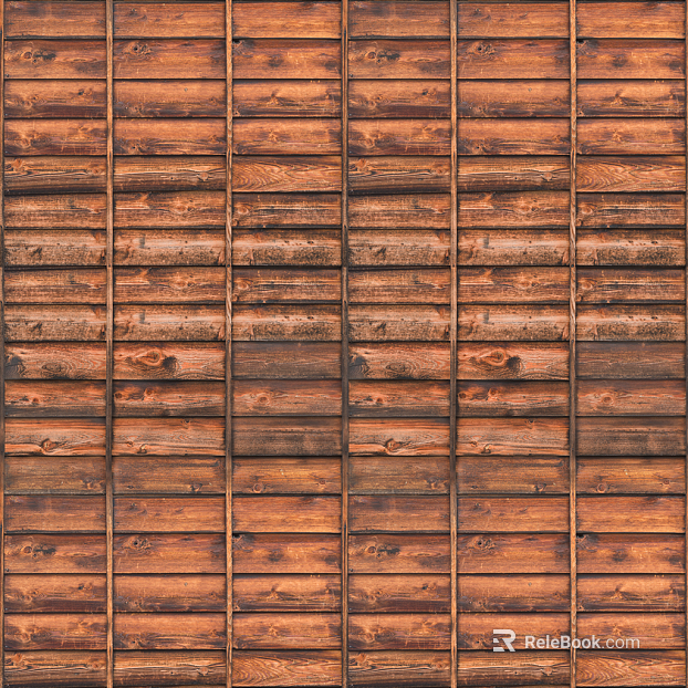 Dark Brown Old Wood Board Exterior Wall Guard texture