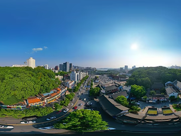 HDR urban ecological greening panorama texture (ID:ffach913003)