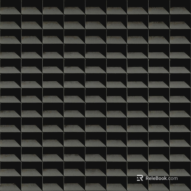 Dark gray solid geometric tile texture