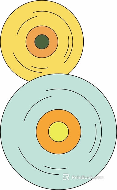 cartoon painting texture