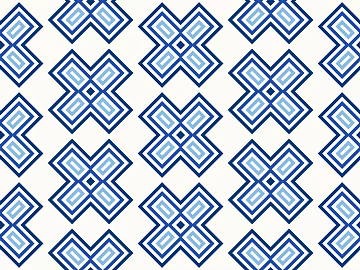 Modern geometric blue and white pattern wallpaper texture (ID:ffach575081)