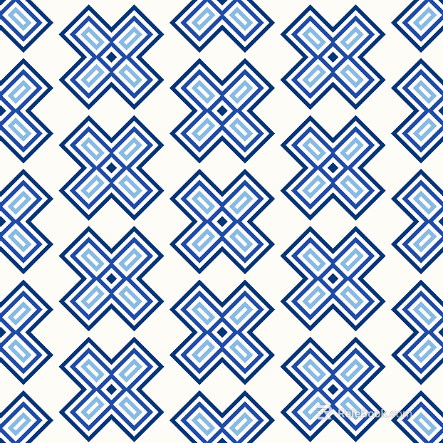 Modern geometric blue and white pattern wallpaper texture