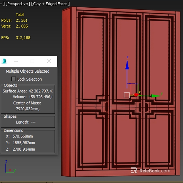 Chinese-style red-brown wall panel bedroom wardrobe surface texture
