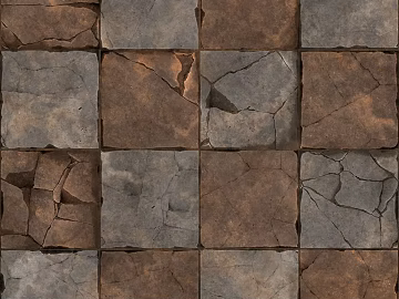 Old stones on damaged ground texture (ID:ffach574805)