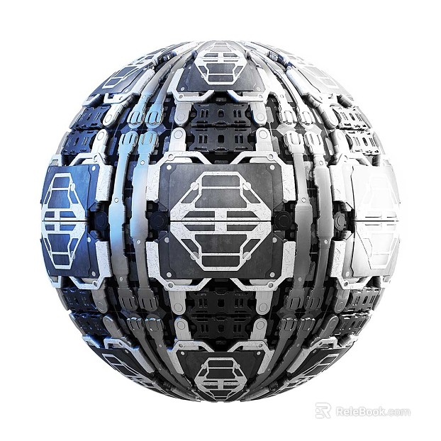 Space capsule PBR texture