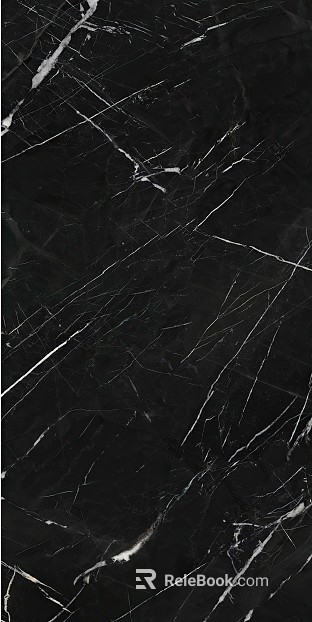 Black Silver Wire Marble Rock Slab texture