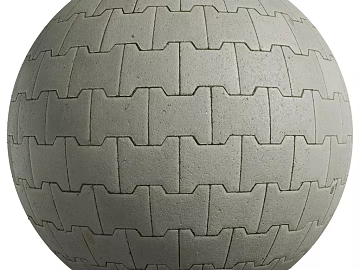 Permeable Brick PBR texture (ID:ffach242481)