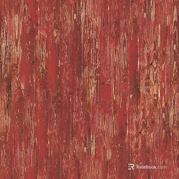 Vintage Red Old Wood Wall Decoration texture