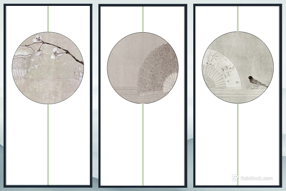 Plant painting texture