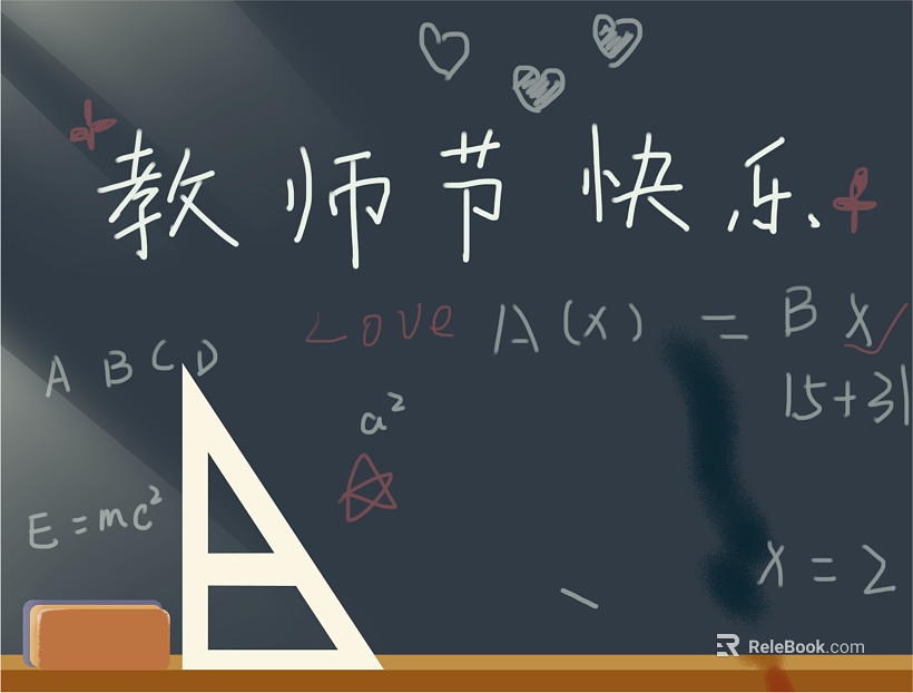 blackboard painting texture