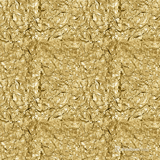 pleated gold foil texture