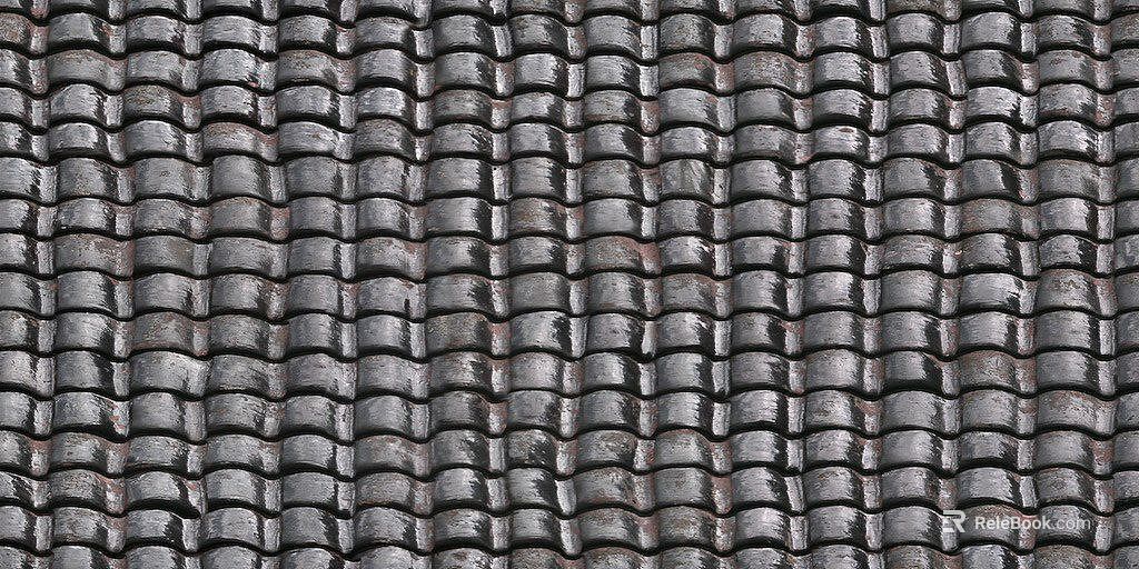 Green tile texture