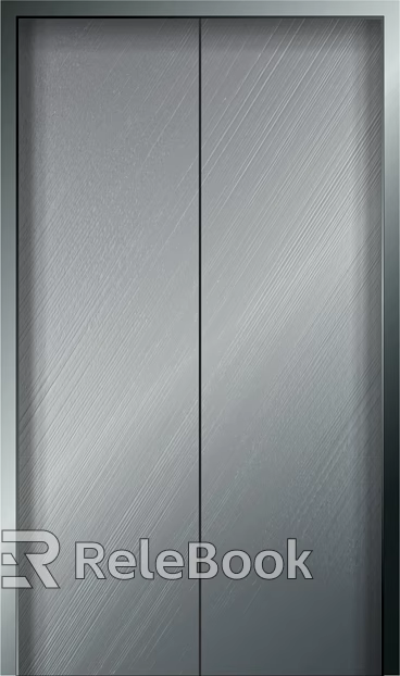 Metal door texture