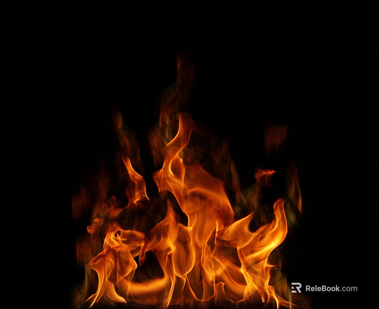 Flame texture texture