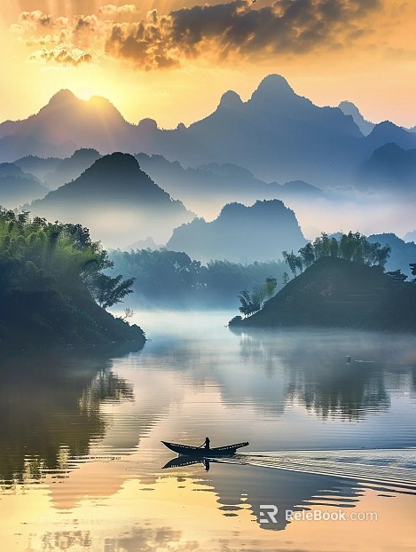 landscape painting texture