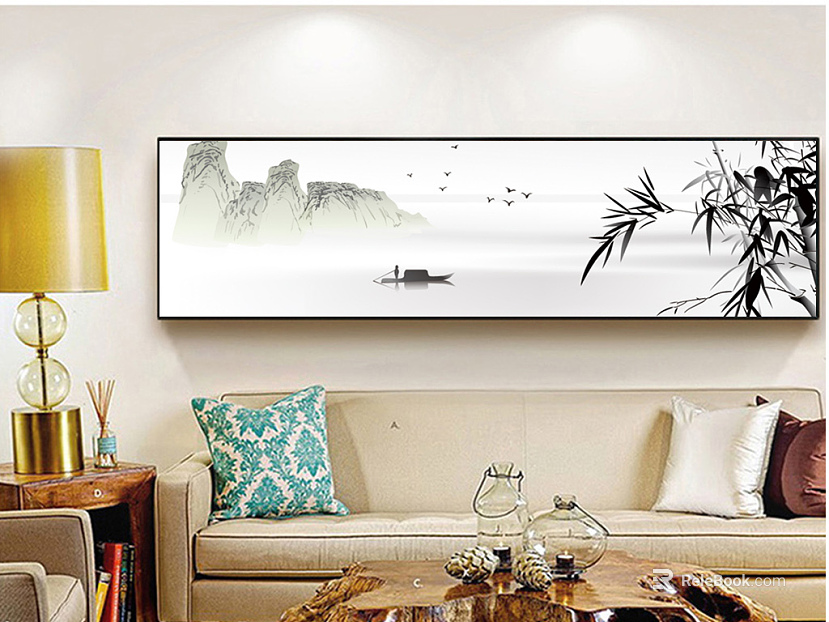 landscape painting texture