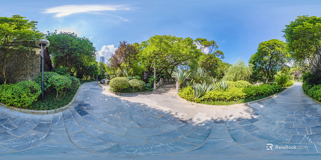 Outdoor Park Shade Trails Daytime HDR texture