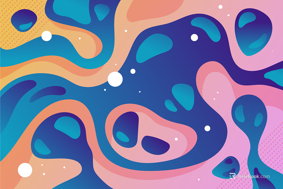 Macaroon Flow Color Wallpaper texture