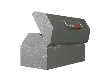 Army green distressed metal toolbox texture (ID:ffaeh825686)