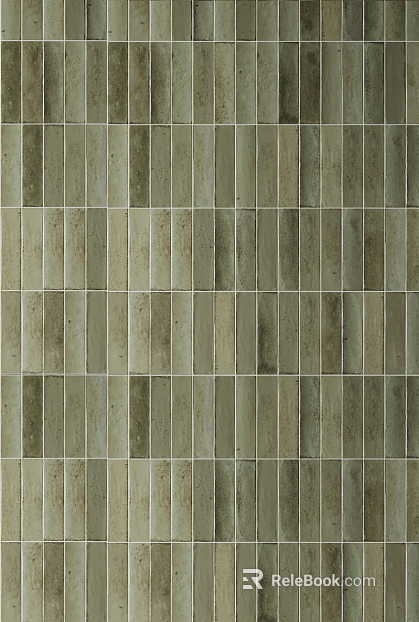 Dark green vintage handmade brick texture