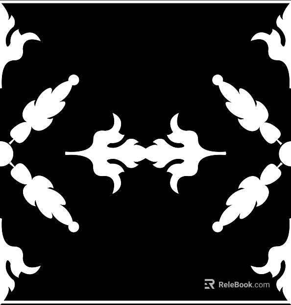 Mask black and white pattern printing texture