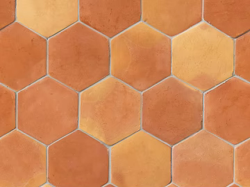 Hexagonal antique brick clay antique brick texture (ID:ffaeh617324)