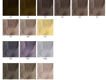 Multicolor Human Hair Texture Hairdressing Reference Figure texture (ID:ffaeh185626)