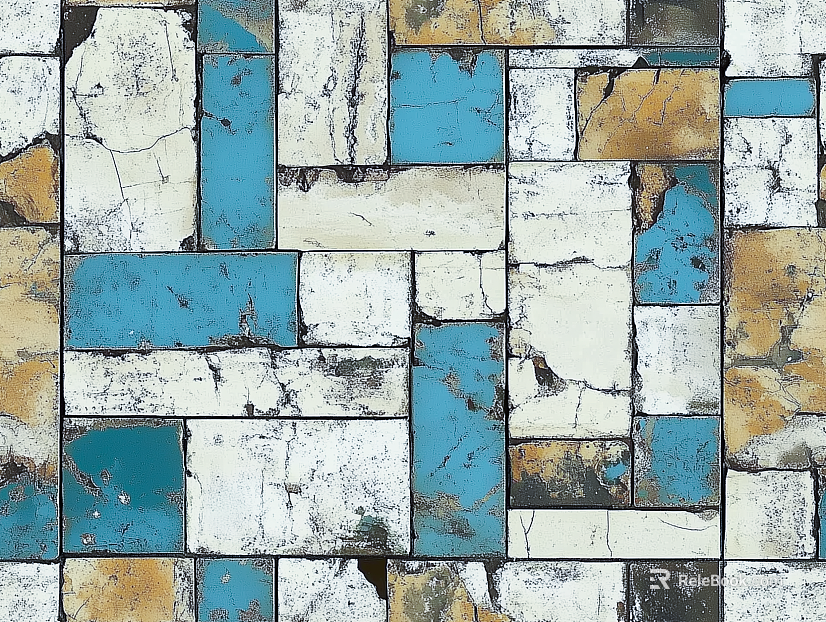 Old Tile Ground in Stitching Age texture