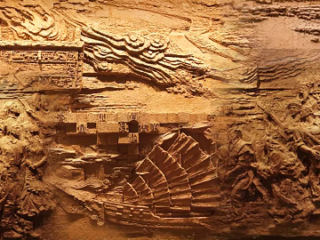 relief red boat relief texture (ID:ffajg84176)