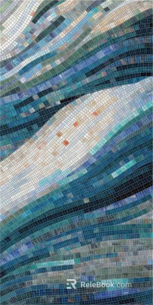 Mosaic landscape mosaic tiles texture