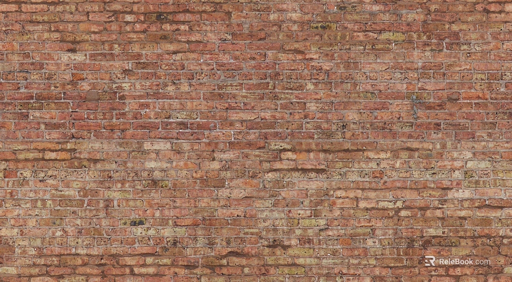 Red-brown brick wall indoor and outdoor wall texture