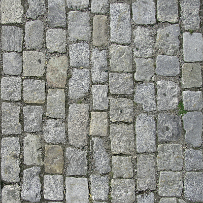 Stone-Paved Pavement