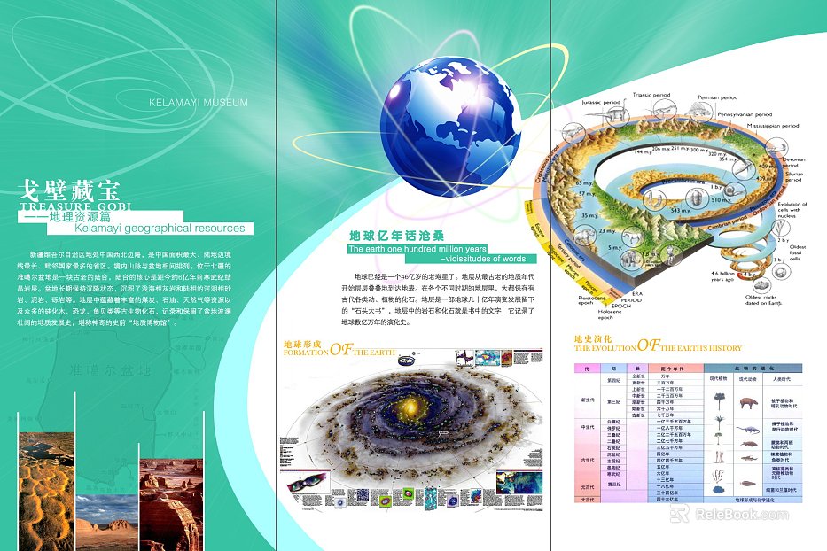 Wide publicity column design texture