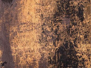 Old black gold metal wall decoration 3d model