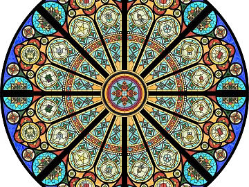 Round carpet texture (ID:ffabg45515)
