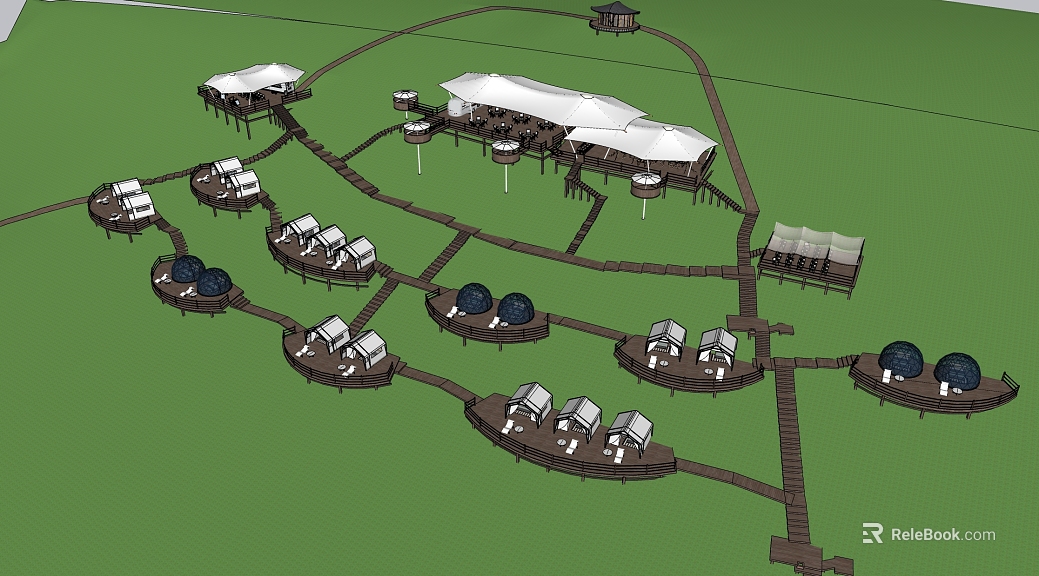 Wild Luxury Camping Holiday Camp texture