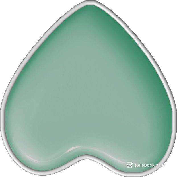 turquoise ceramic love plate texture