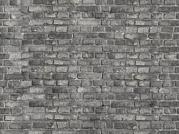 Brick wall cyan exterior wall brick material 3d model