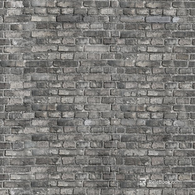 Brick wall cyan exterior wall brick material texture