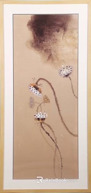 Plant painting texture