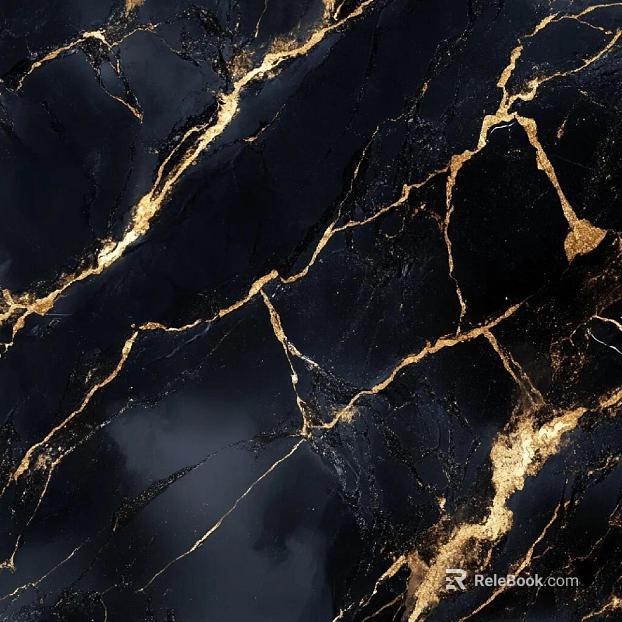 Black Golden Flower Marble texture
