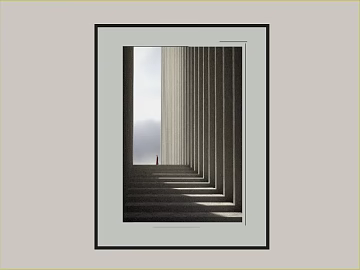 Minismal wind architectural space decorative painting texture (ID:ffaeh346521)