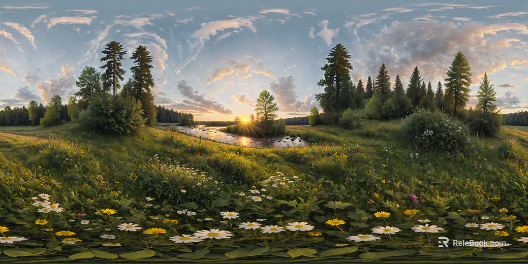 outdoor daytime grass landscape hdr texture