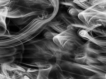 Black and white smoke texture decorative elements (ID:ffaeh976656)