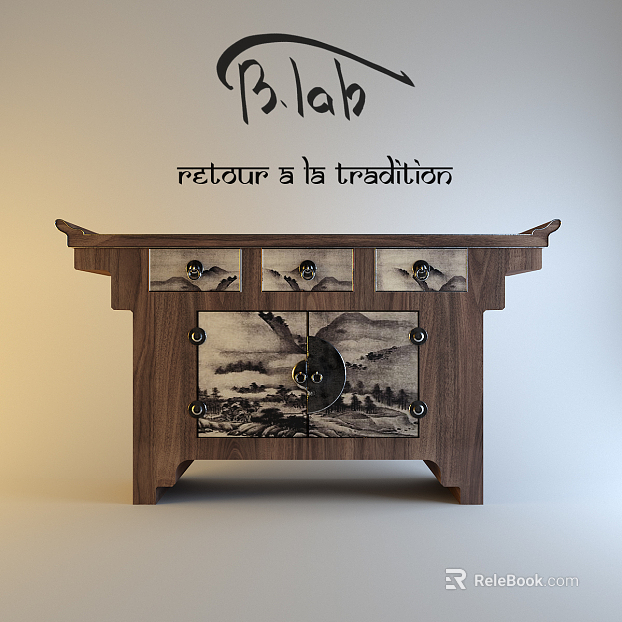 Wooden cabinet texture