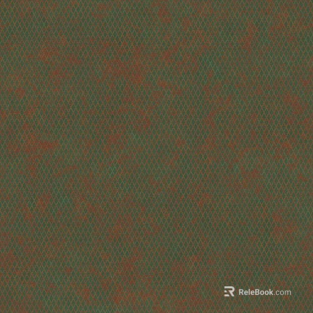 Green damaged worn industrial floor reticulated metal rusty metal surface texture